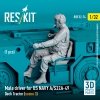 RESKIT RSF32-0074 Male driver for US NAVY A/S32A-49 Deck Tractor (scene 3) (1 pcs) (3D Printed) (1/32)